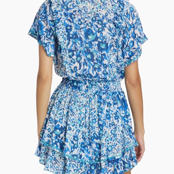 NWT Poupette St Barth Silk Alyson Floral Mini Dress Sz XS - Picture 5 of 14